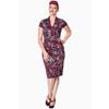 Dancing Days - FRANKIE SL/LESS Pencil dress - Burgundy Product image
